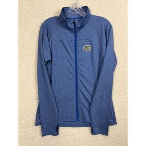University Of Florida Jacket Girls Sz XL 16/18 NCAA College Full Zip Gators Blue